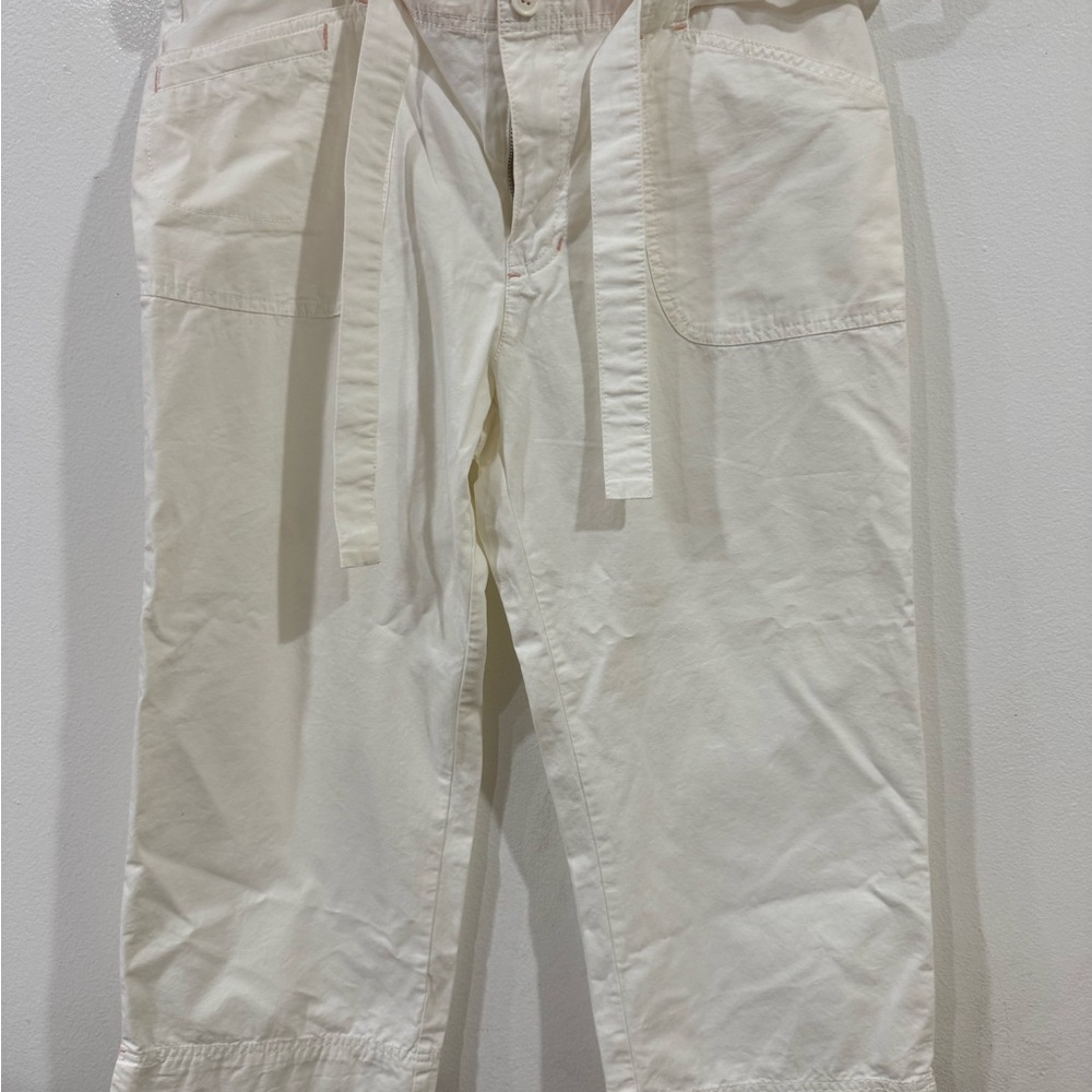 French Cuff Peach and Cream Pants